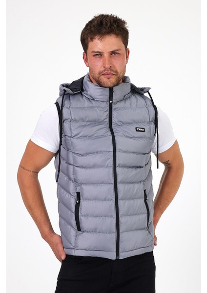 Erkek Kapşonlu Yelek