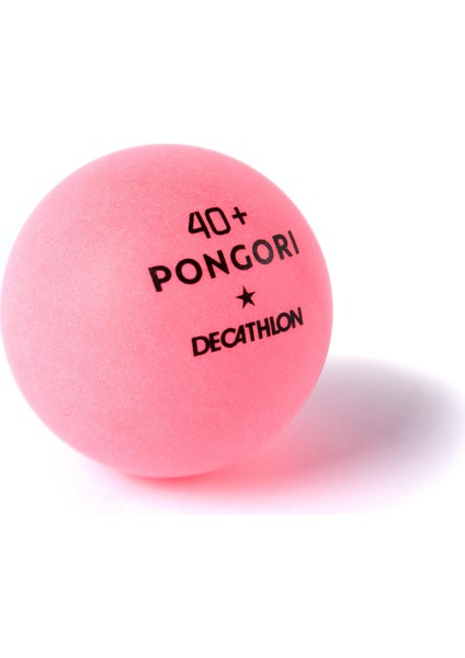 Masa Tenisi Topu - 6 Adet - Pembe - Ttb 100