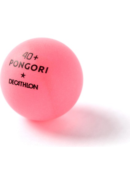 Masa Tenisi Topu - 6 Adet - Pembe - Ttb 100