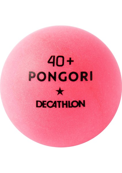 Masa Tenisi Topu - 6 Adet - Pembe - Ttb 100