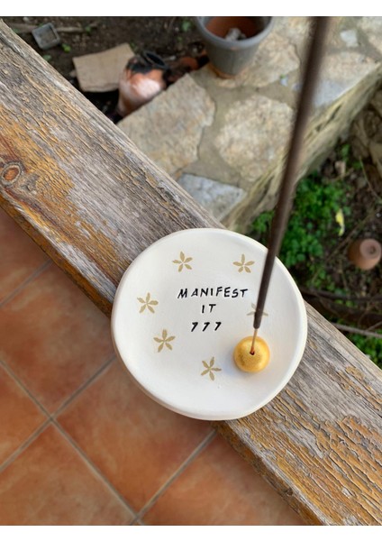 El Yapımı Seramik Manifest Tütsülük 777