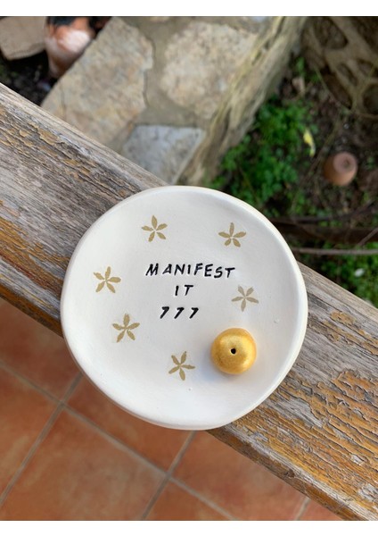 El Yapımı Seramik Manifest Tütsülük 777