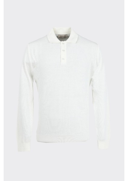 Erkek Düğmeli Polo Yaka TRIKO-KAX6706W