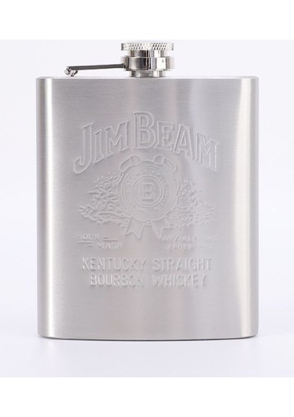 Jim Beam 9 Oz Paslanmaz Çelik Cep Matarası 266 ml Içki Viski Alkol Matarası fırsatları