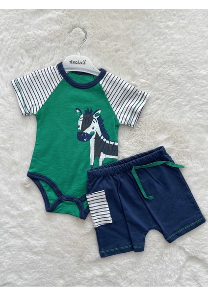 Zebra Figürlü Badili Takım