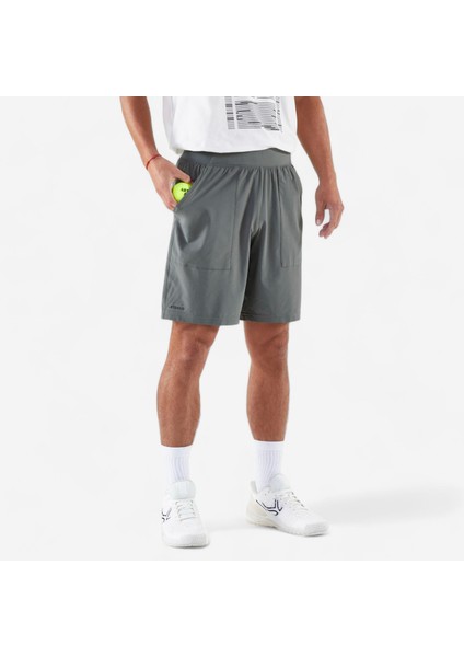 Erkek Tenis Şortu - Haki - Dry Beden: 2xl ,