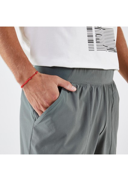 Erkek Tenis Şortu - Haki - Dry Beden: 2xl ,