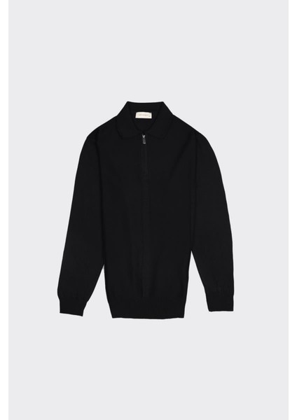 Erkek Fermuarlı Polo Yaka TRIKO-KAX6705W