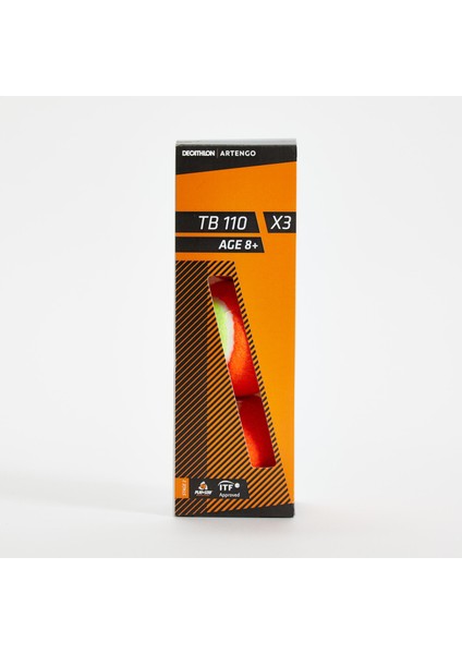 Tenis Topu - 3 Adet - Turuncu - TB110