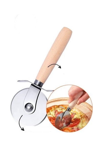 Modacar Hamur ve Pizza Kesici Çelik Imbottiti Design