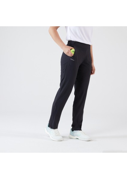 Kadın Tenis Eşofman Altı - Siyah - Light 500 Beden: L / W33 L31 ,