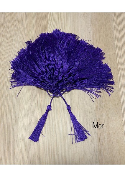 Mor İp Püskül 8 cm 25 Adet