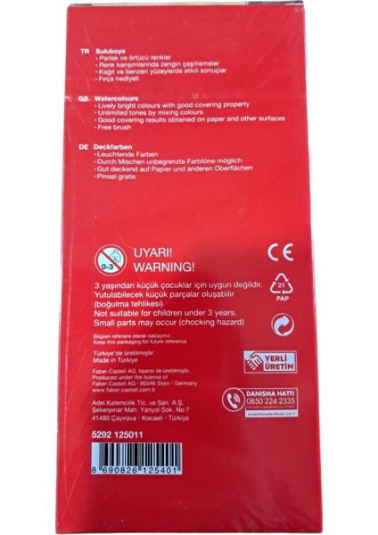 Sulu Boya 12 Renk fiyatları