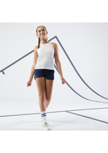 Çocuk Tenis Şortu - Lacivert - TSH500 Beden: 141-148CM 10-11YAŞ ,
