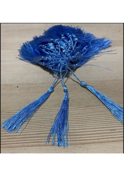Mavi İp Püskül 8 cm 100 Adet