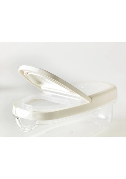 3 Parça Kapaklı Erzak Saklama Kabı 17X8X6 cm Ikea 3'lü Set Bakliyat Kabı Plastik Hacim 0.3 Lt indirimleri