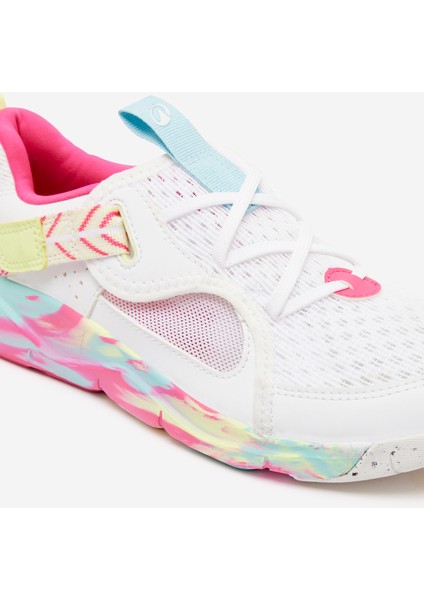Çocuk Spor Ayakkabı - Beyaz/pembe - Playful Summer Beden: 35 ,