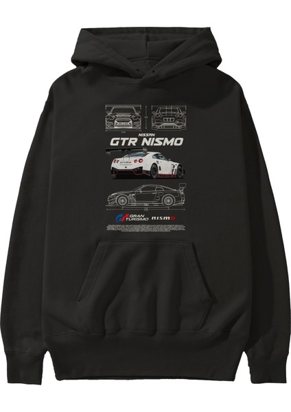 Nissan Nismo Gtr Ön Baskılı Hoodie Oversize Kapüşonlu Sweatshirt Erkek Kadın Unisex fiyatları