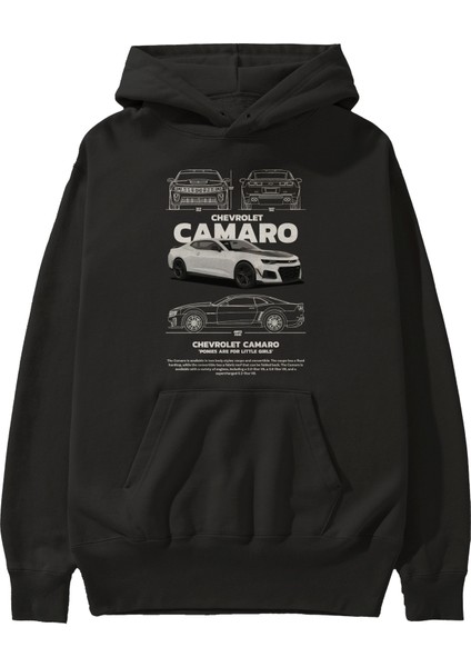 Chevrolet Camaro 1 Ön Baskılı Hoodie Oversize Kapüşonlu Sweatshirt Erkek Kadın Unisex fiyatları