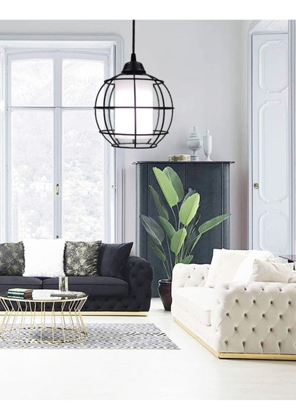 Opal White Glass One Mutfak Avize Salon Avize Çocuk Odası Avize Koridor Avize