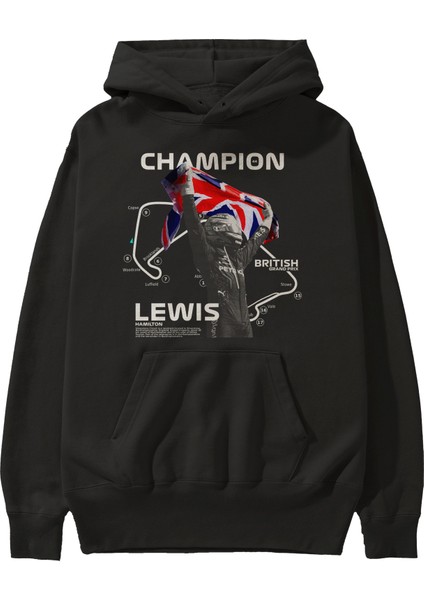 Lewıs H Sılverstone Ön Baskılı Hoodie Oversize Kapüşonlu Sweatshirt Erkek Kadın Unisex fiyatları