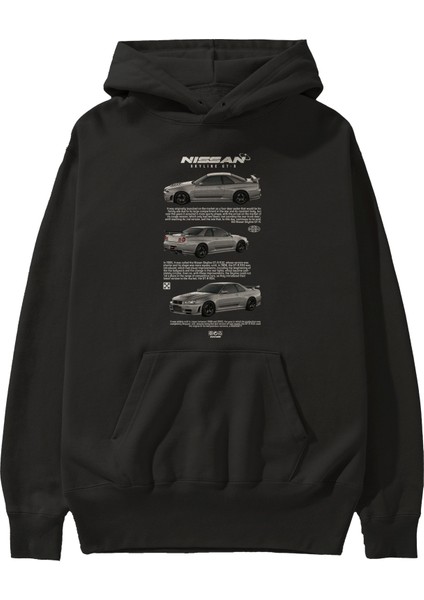 Nissan Skyline Gt-R Ön Baskılı Hoodie Oversize Kapüşonlu Sweatshirt Erkek Kadın Unisex fiyatları