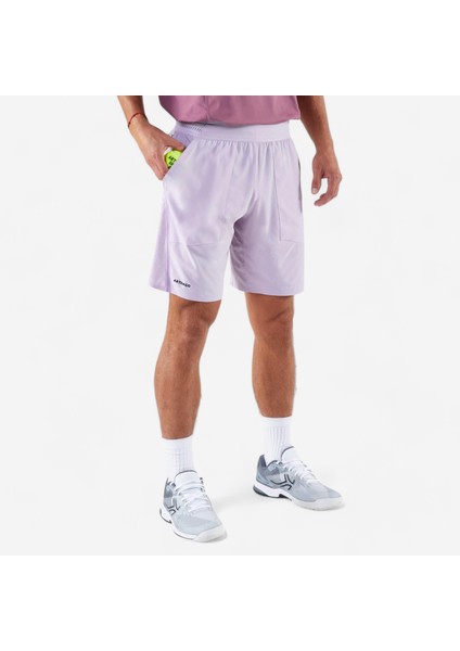 Erkek Tenis Şortu - Mor - Dry+ - Gaël Monfils Beden: Xl ,