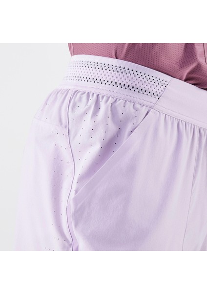 Erkek Tenis Şortu - Mor - Dry+ - Gaël Monfils Beden: Xl ,