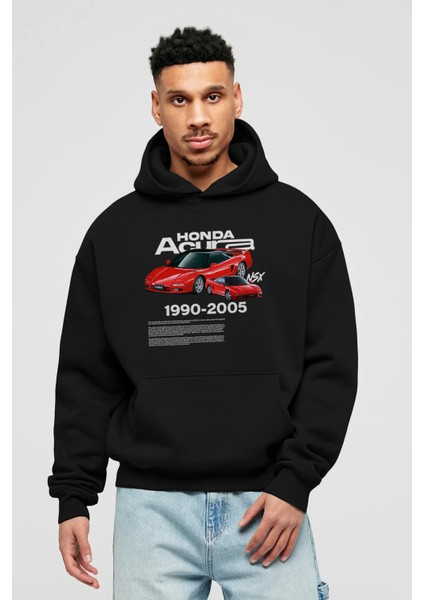 Honda Acura Nsx Ön Baskılı Hoodie Oversize Kapüşonlu Sweatshirt Erkek Kadın Unisex