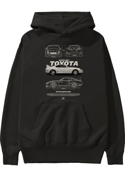 Toyota Supra Mk4 1 Ön Baskılı Hoodie Oversize Kapüşonlu Sweatshirt Erkek Kadın Unisex fiyatları