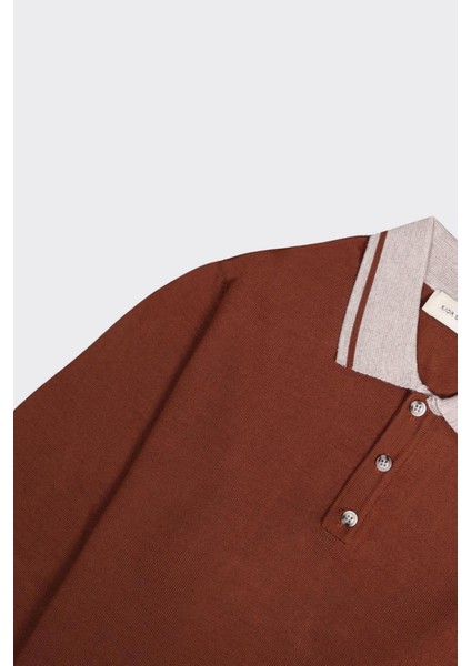 Erkek Düğmeli Polo Yaka TRIKO-KAX6703W modelleri