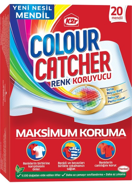 Colour Catcher Renk Koruyucu Mendil 240'lı (12 Paket*20)