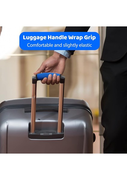 Valiz Sap Kılıfı - Valiz Tutma Kılıfı - Bavul Tutma Kılıfı - Seyahat Çanta Tutma Kılıfı - Valiz Kulpu Kılıfı - Tutma Kolu Kılıfı 1 ADET