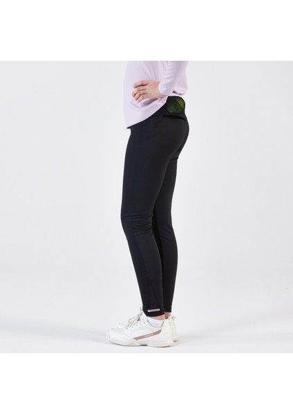 Çocuk Tenis Taytı - Siyah - 500 Beden: 141-148CM 10-11YAŞ ,