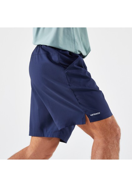 Erkek Tenis Şortu - Lacivert - Essential+ Beden: M ,