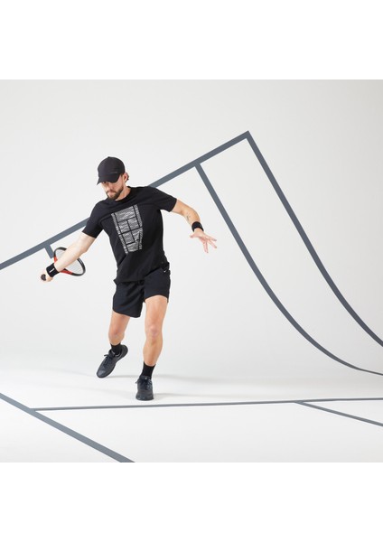 Erkek Tenis Tişörtü - Siyah - Tts Soft Beden: L ,