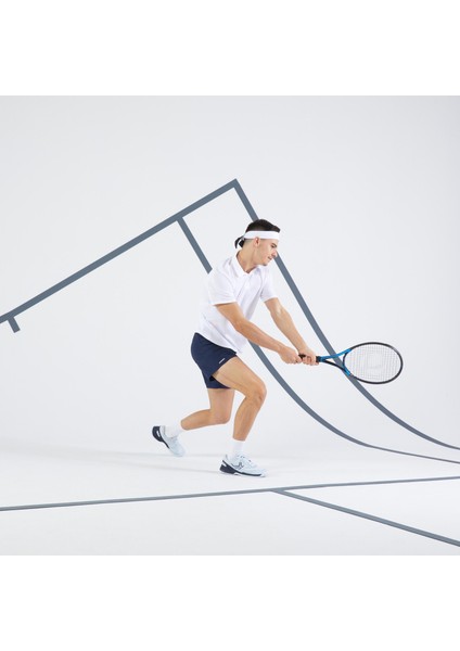 Erkek Tenis Şortu - Lacivert - Essential 100 Beden: L ,