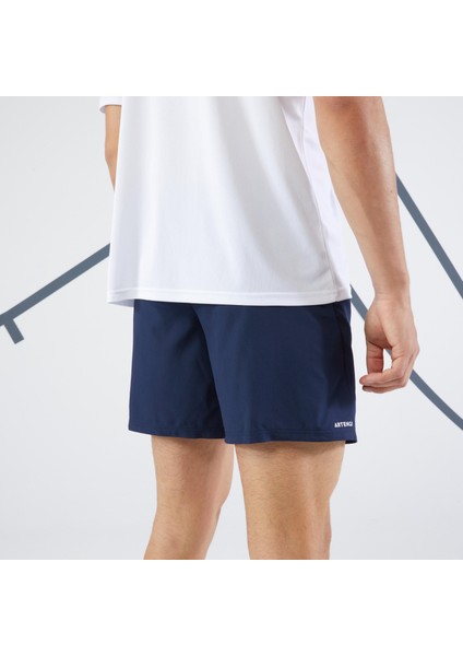 Erkek Tenis Şortu - Lacivert - Essential 100 Beden: L ,