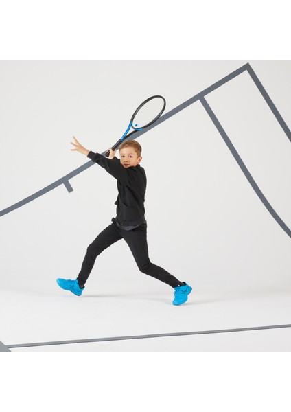 Çocuk Tenis Eşofman Altı - Siyah - 500 Beden: 161-172CM 14-15 Yaş ,