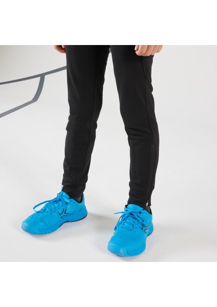 Çocuk Tenis Eşofman Altı - Siyah - 500 Beden: 161-172CM 14-15 Yaş ,