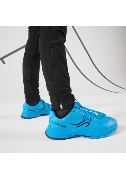 Çocuk Tenis Eşofman Altı - Siyah - 500 Beden: 161-172CM 14-15 Yaş ,