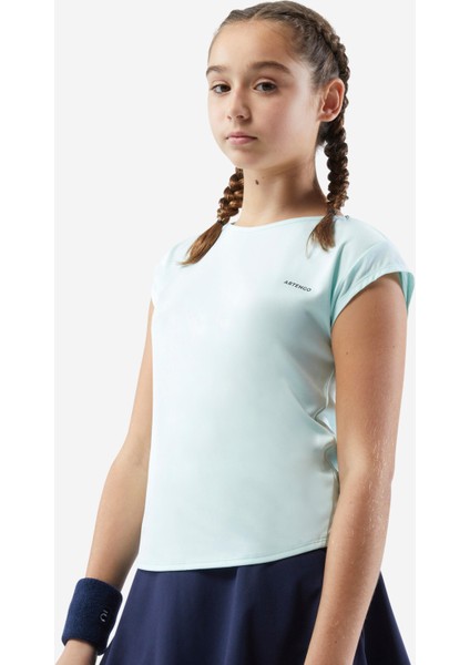 Çocuk Tenis Tişörtü - Yeşil - Tts Soft Beden: 149-159CM 12-13 Yaş ,