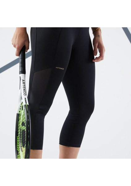 Kadın 3/4 Tenis Taytı - Siyah - Hıp Ball Beden: Xl ,