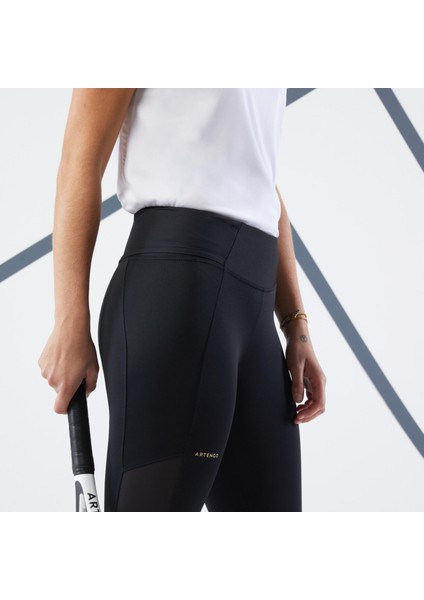 Kadın 3/4 Tenis Taytı - Siyah - Hıp Ball Beden: Xl ,