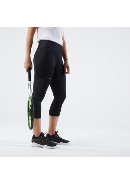 Kadın 3/4 Tenis Taytı - Siyah - Hıp Ball Beden: Xs ,