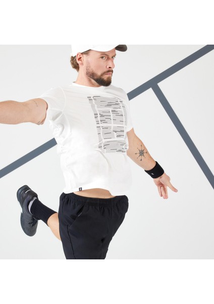 Erkek Tenis Tişörtü - Kırık Beyaz - Tts Soft Beden: 2xl ,