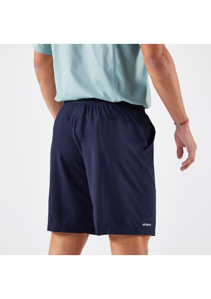 Erkek Tenis Şortu - Mavi - Artengo Dry Beden: M ,