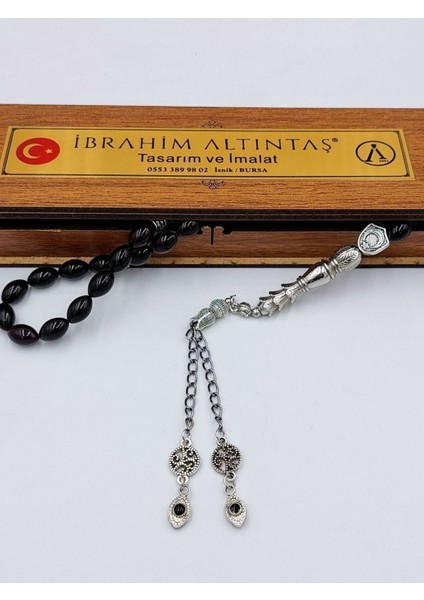 Arpa Kesim Siyah Lacivert Alpaka Püskül Ateş Kehribar Tespih modelleri