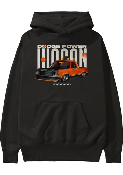 Dodge Power Wagon Ön Baskılı Hoodie Oversize Kapüşonlu Sweatshirt Erkek Kadın Unisex fiyatları