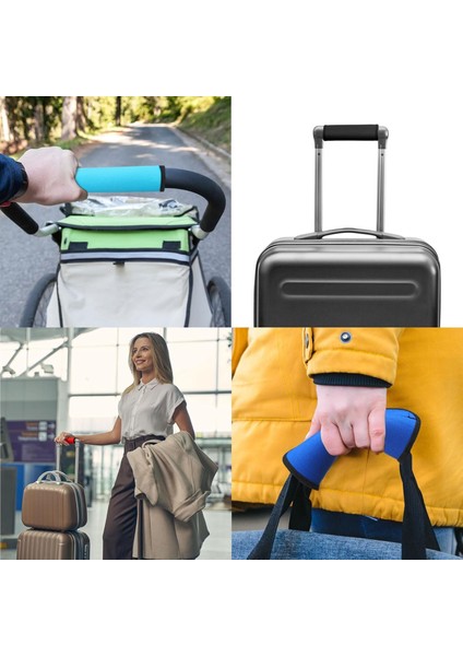 Valiz Sap Kılıfı - Valiz Tutma Kılıfı - Bavul Tutma Kılıfı - Seyahat Çanta Tutma Kılıfı - Valiz Kulpu Kılıfı - Tutma Kolu Kılıfı 1 ADET